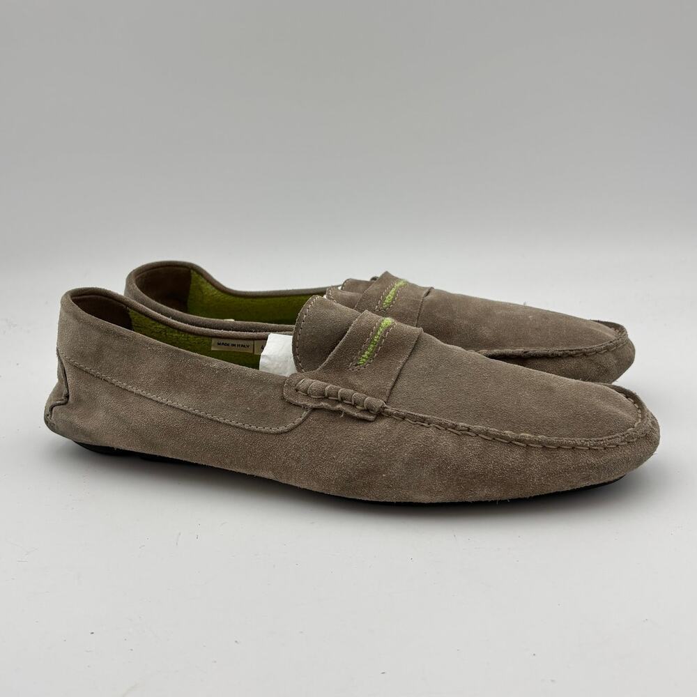 Manolo Blahnik Roadster Suede Driving Loafers Slip On Shoes Men's 44